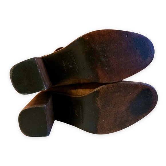 See By Chloé Light Brown Studded Suede Heeled Ankle Boots - Picture 5 of 9